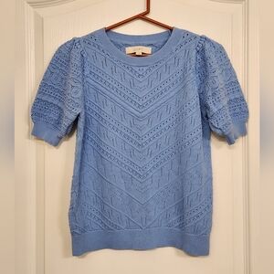 Women's Loft Knit Sweater Tee Small